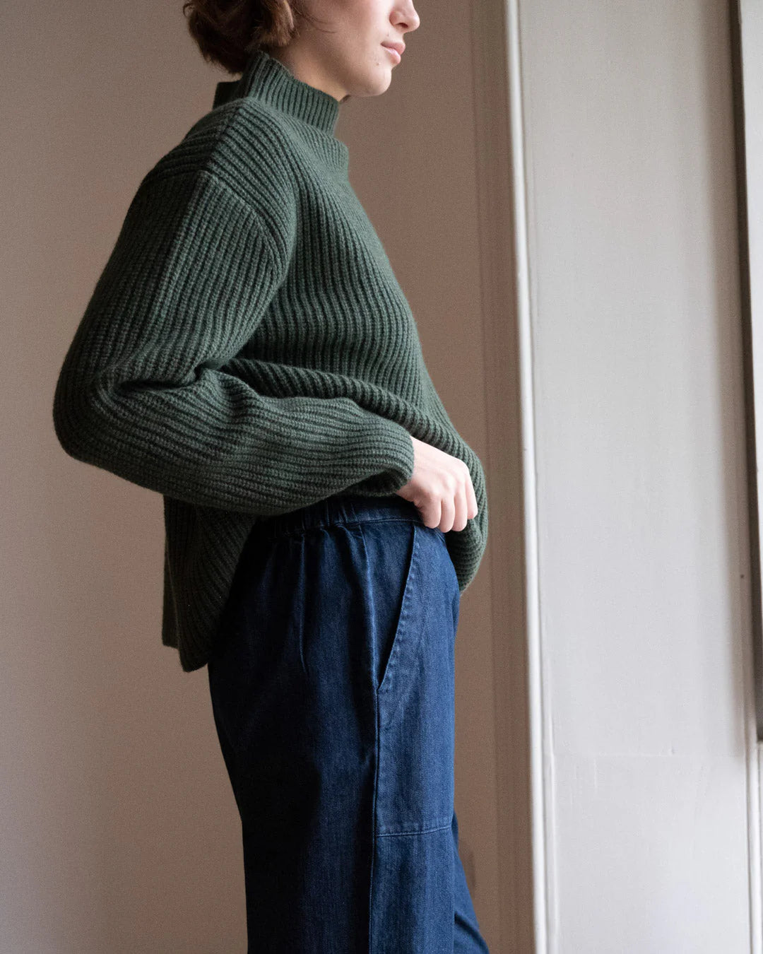 Anna Wide Leg Trousers Denim