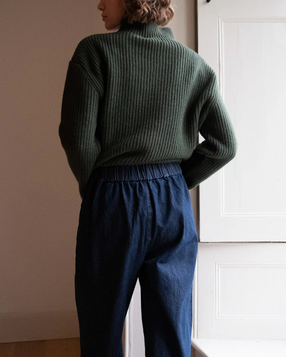 Anna Wide Leg Trousers Denim