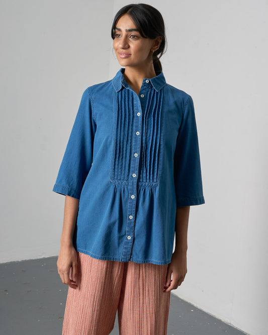Betty Tunic - Textured Denim