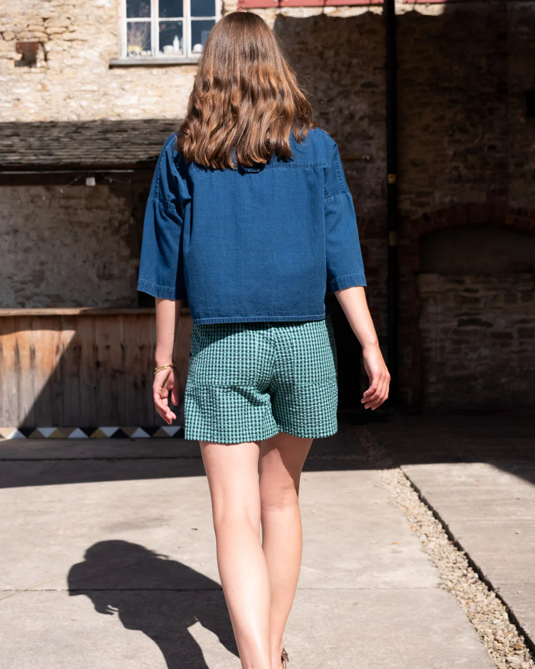 Ava Blouse Blue Denim