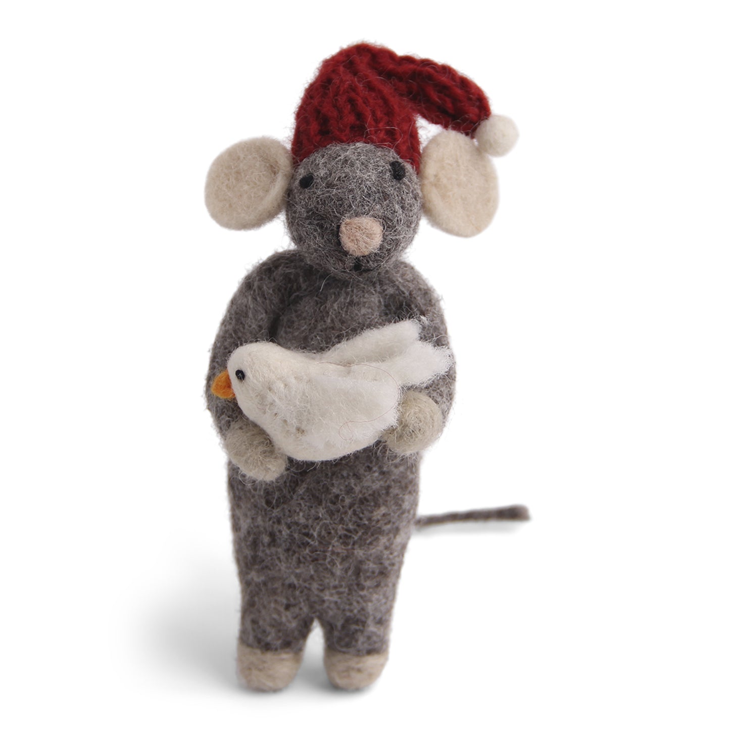 En Gry & Sif Grey Mouse with Bird