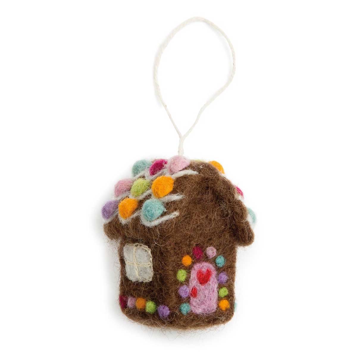 En Gry & Sif Mini Gingerbread House Ornament