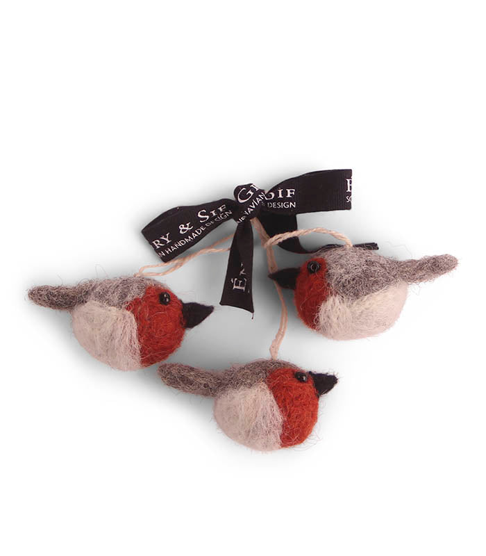 En Gry & Sif Mini Robins - Set of 3