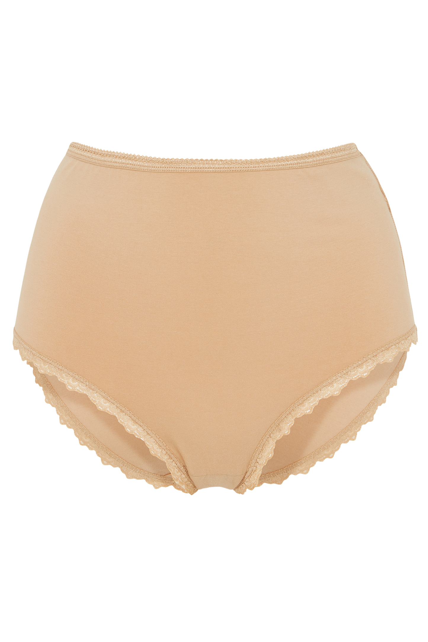 High Waist Briefs - Almond