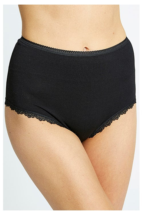 High Waist Briefs - Black