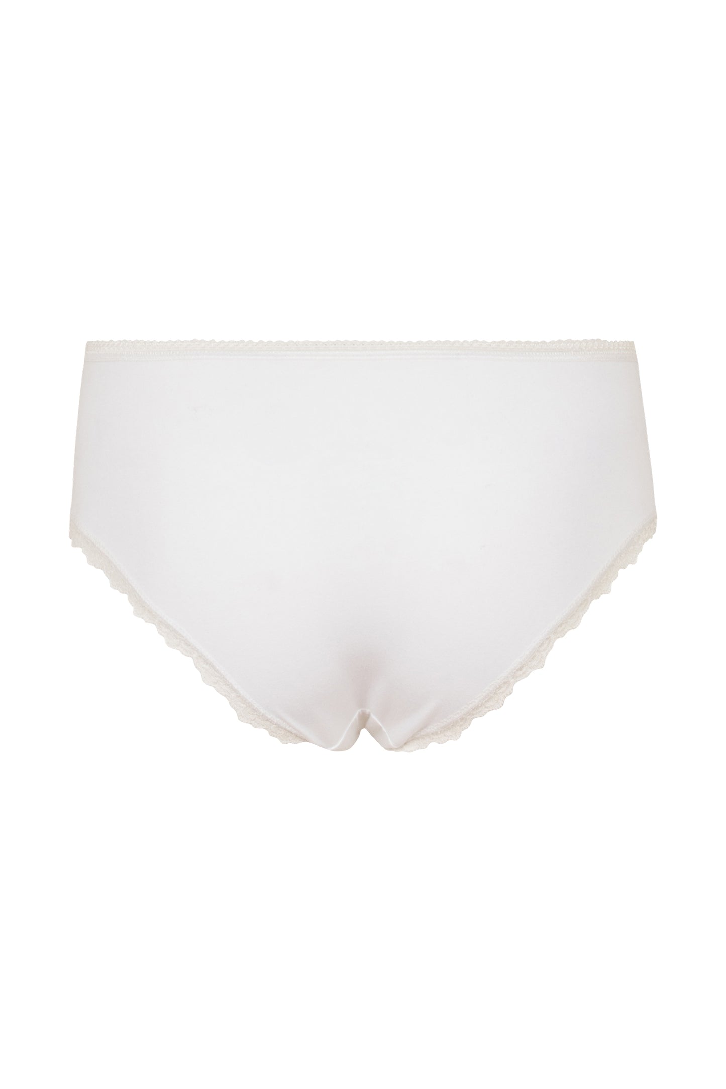 Organic Lace Hipsters - White