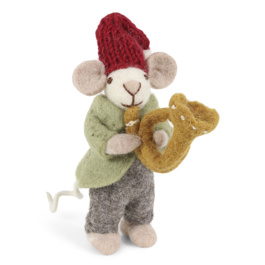 En gry and Sif - Small Orchestra Mouse with Trumpet