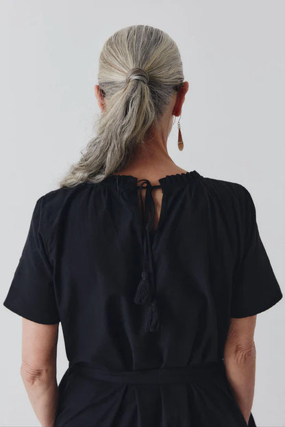 Shayla Dress Reversible Maxi Black