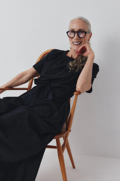Shayla Dress Reversible Maxi Black