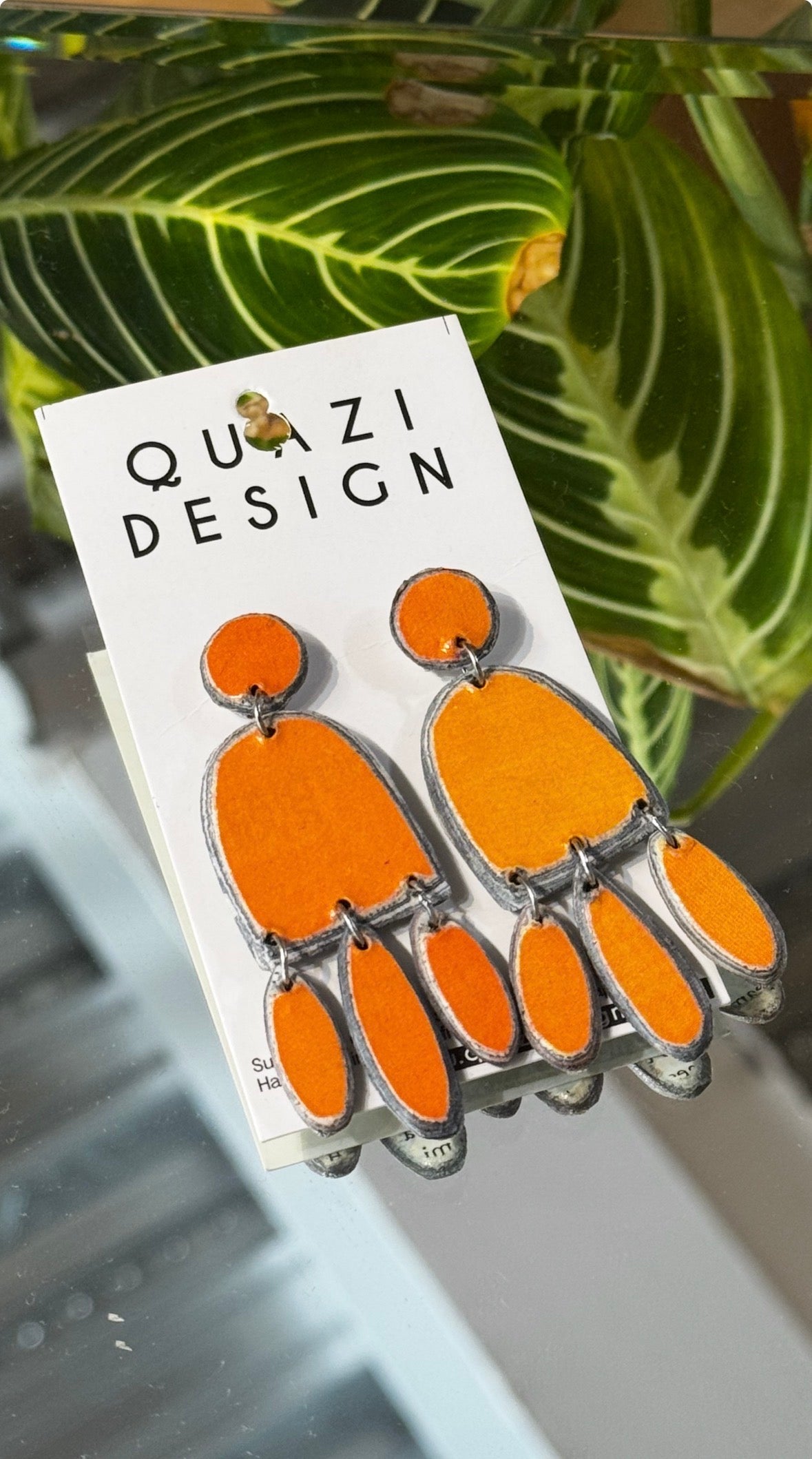 Waste Paper Lifu Earrings