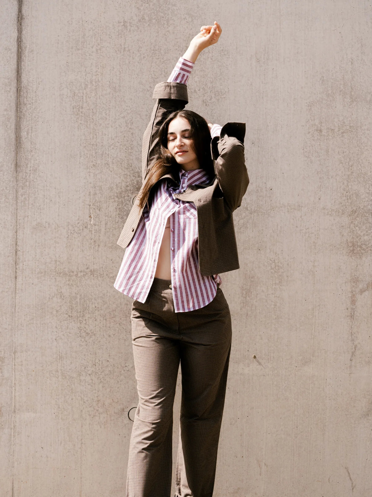 Sonje Jacket - Brown Check