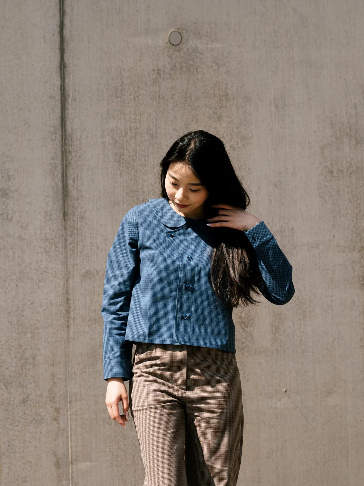 Sonje Jacket - Blue Check