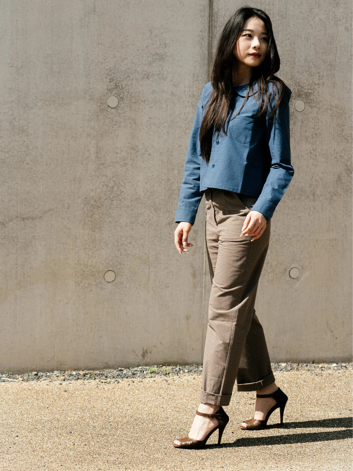 Sonje Jacket - Blue Check