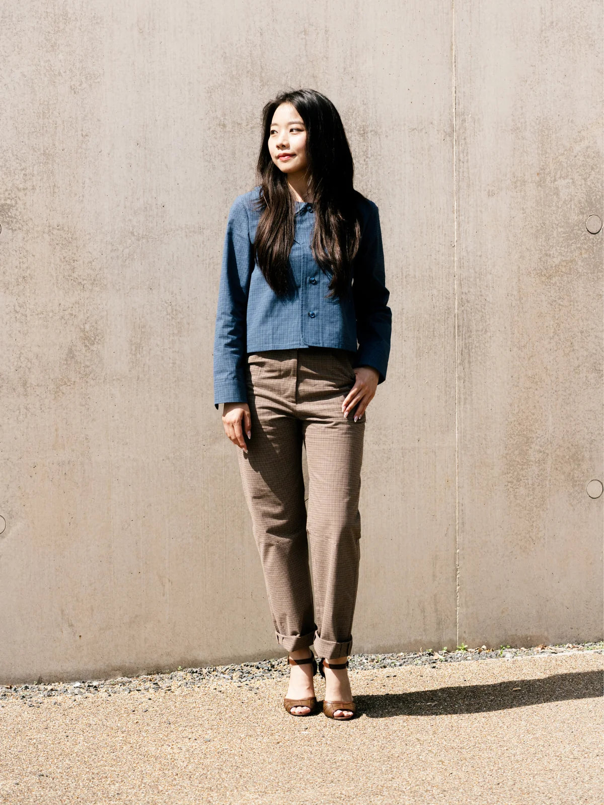 Sonje Jacket - Blue Check