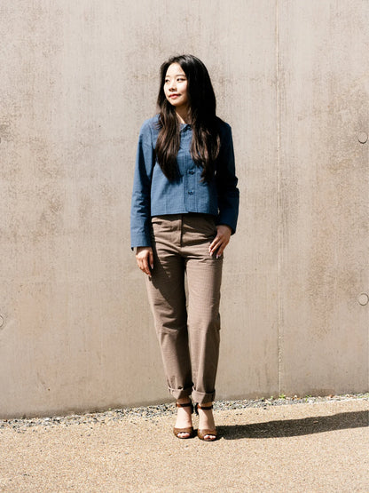 Sonje Jacket - Blue Check
