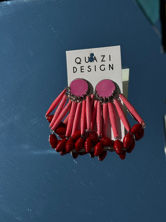 Swazi Waste Paper Earrings