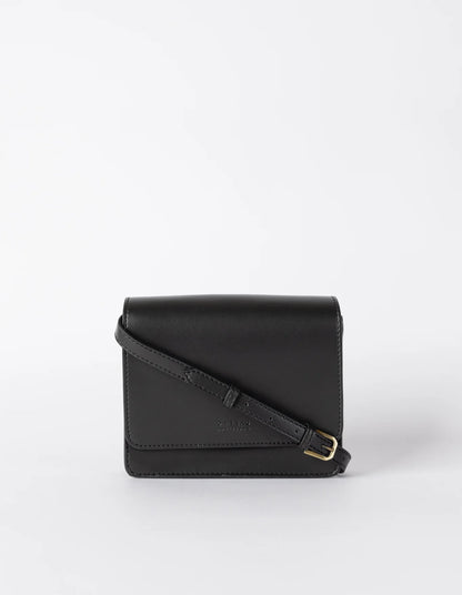 Audrey Mini Black Bag - Vegan Apple Leather