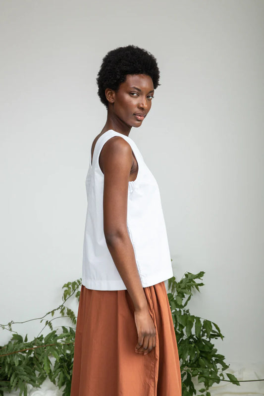 Azure Vest White