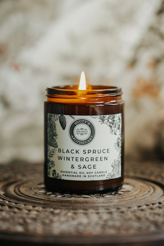 Black Spruce, Wintergreen & Sage Candle 180 ml