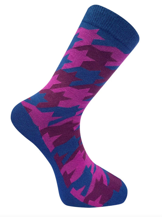 Komodo - Houndstooth socks - Purple