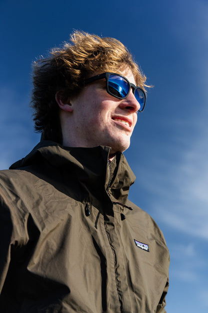 Towan Black - Blue Mirror Polarised Lens