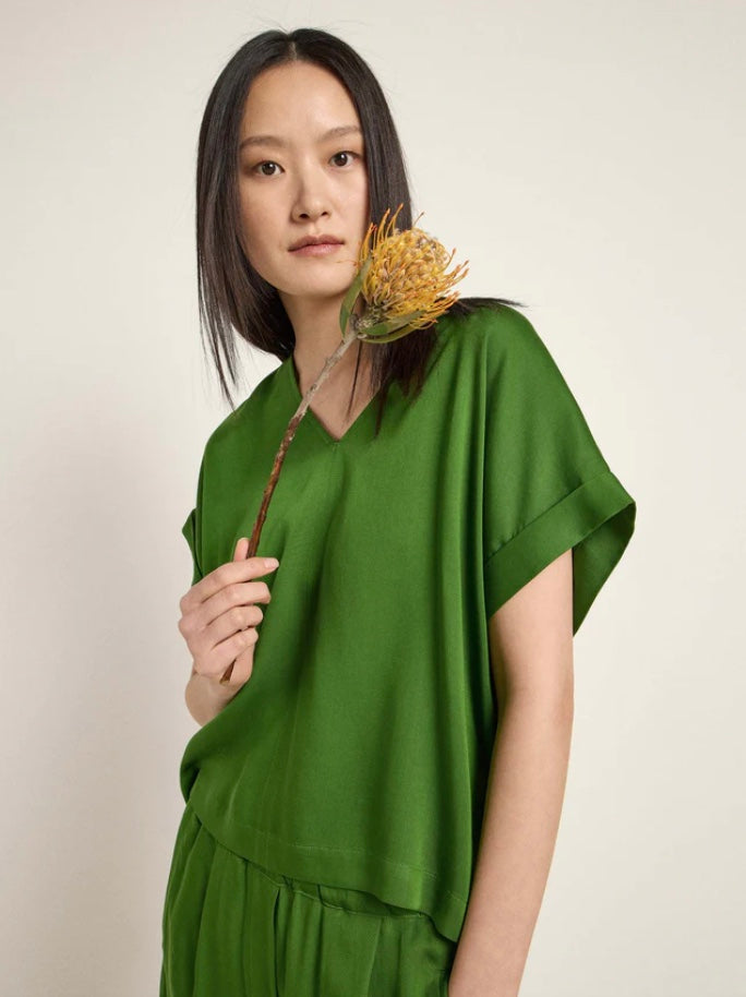 Green Blouse Shirt