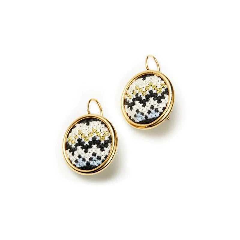 Glow Nuusum Statement Earrings 24K Gold Plated - second image