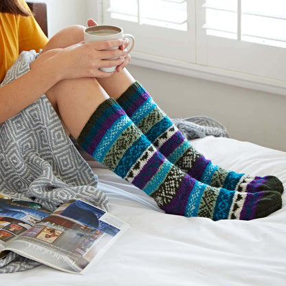 Woollen Fair Isle Socks