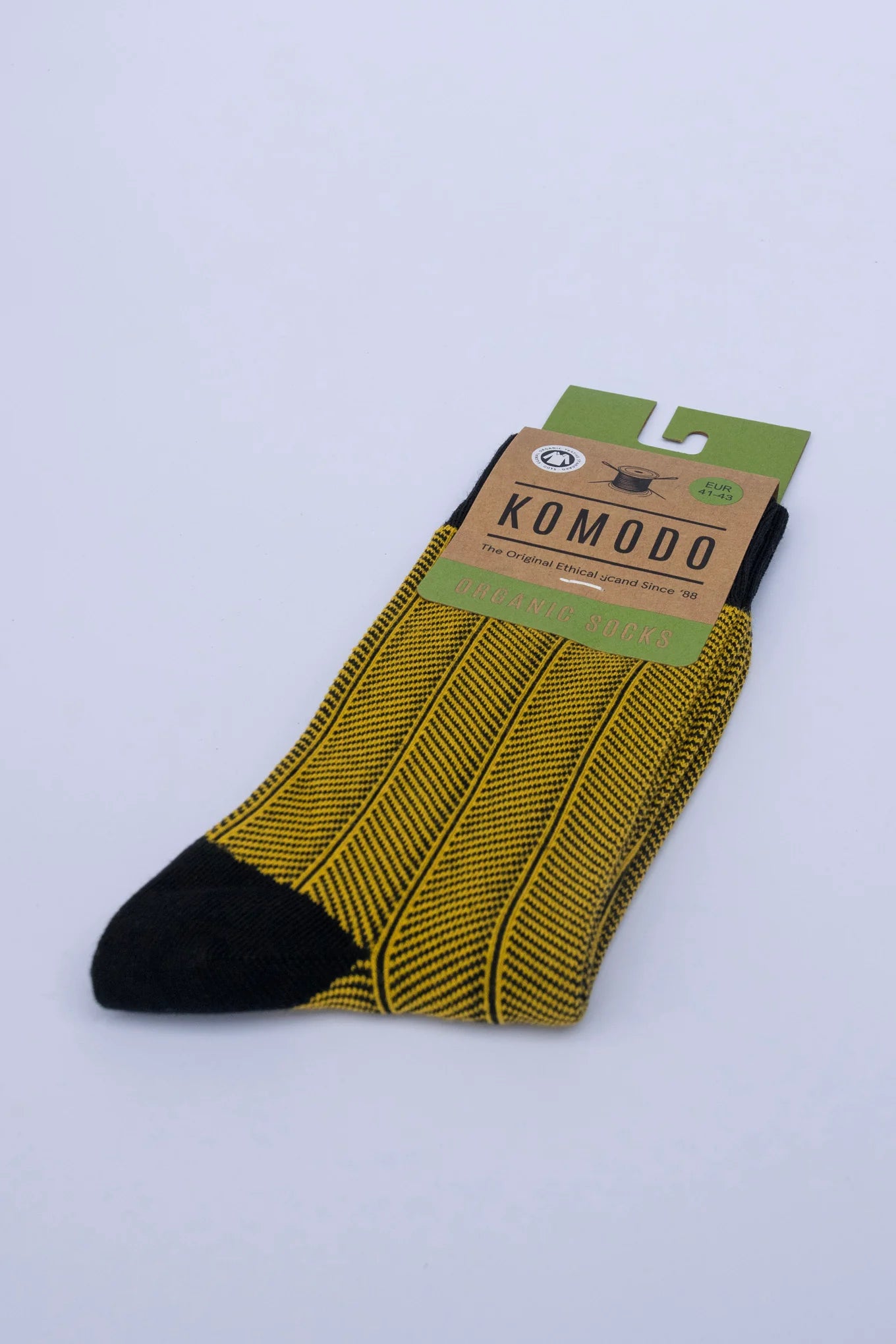 Herringbone Sock Mustard