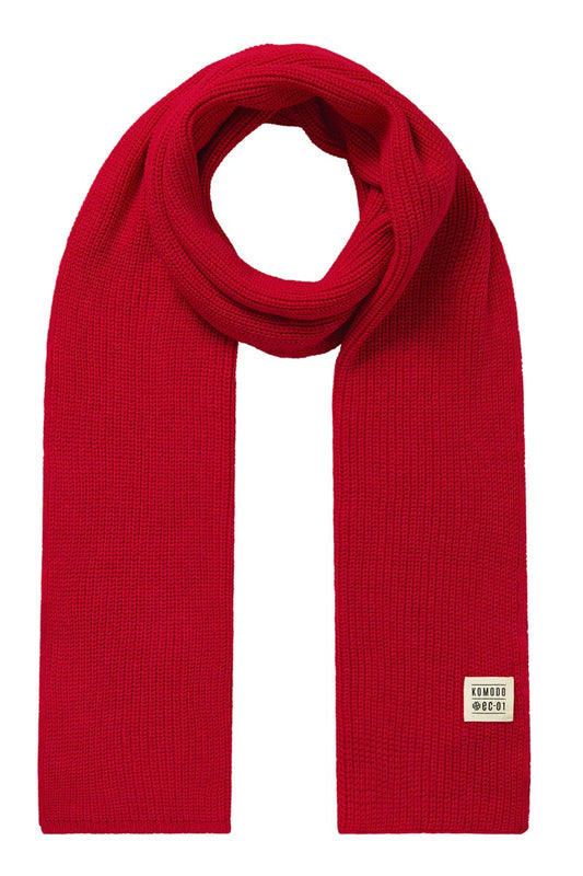 London Scarf Bright Red