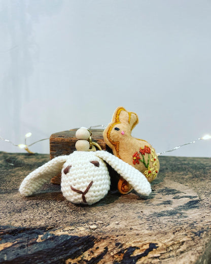 Lovable Bunny Keyring