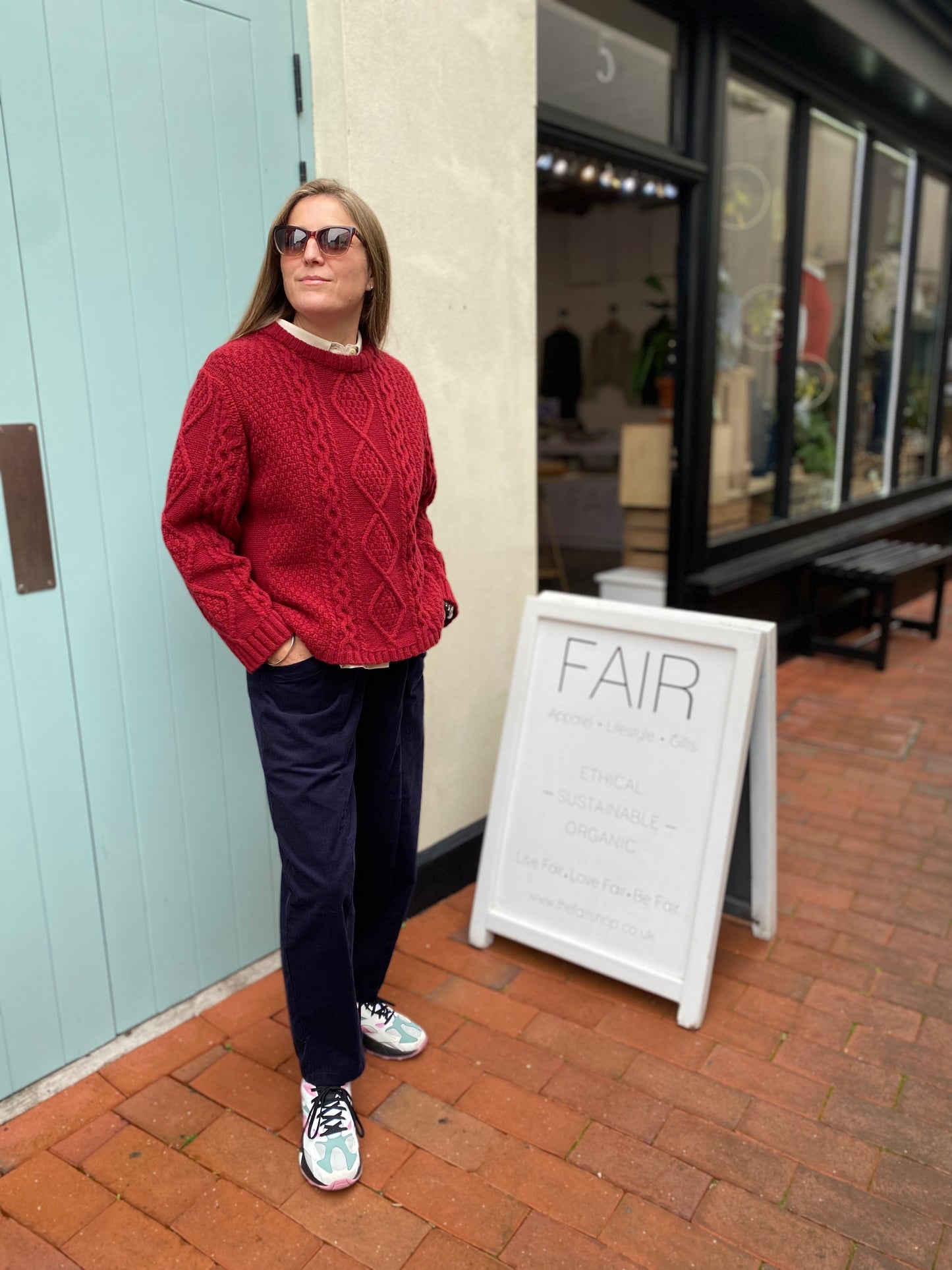 Margot Aran Jumper Magma