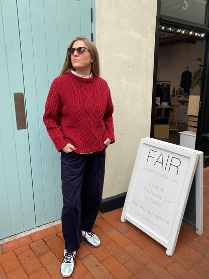 Margot Aran Jumper Magma