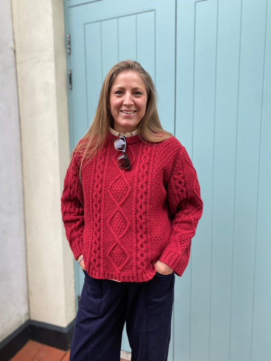 Margot Aran Jumper Magma