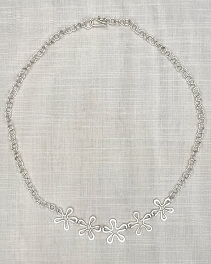 Meadow Necklace Silver Plated