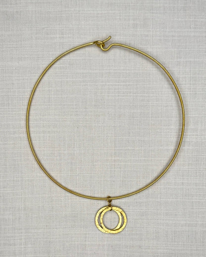 Two Moons Choker Brass