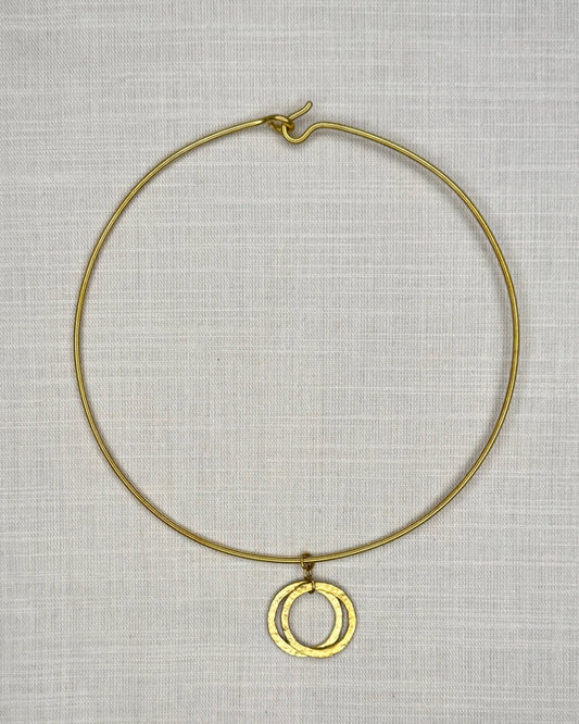 Two Moons Choker Brass