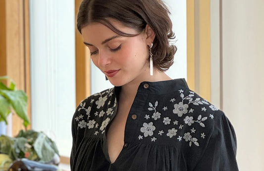 Yuka Yoke Frill Blouse