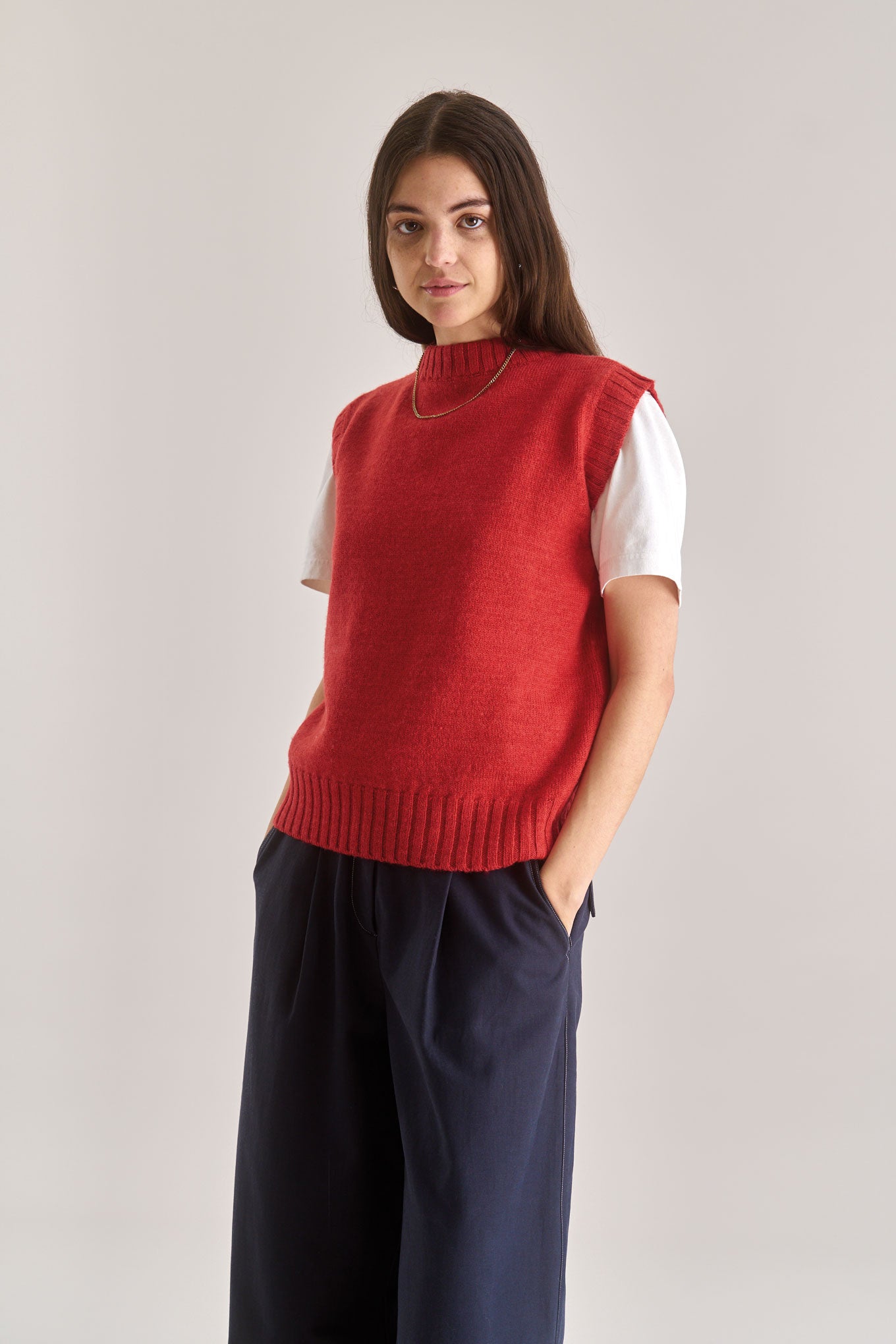 India Vest Red