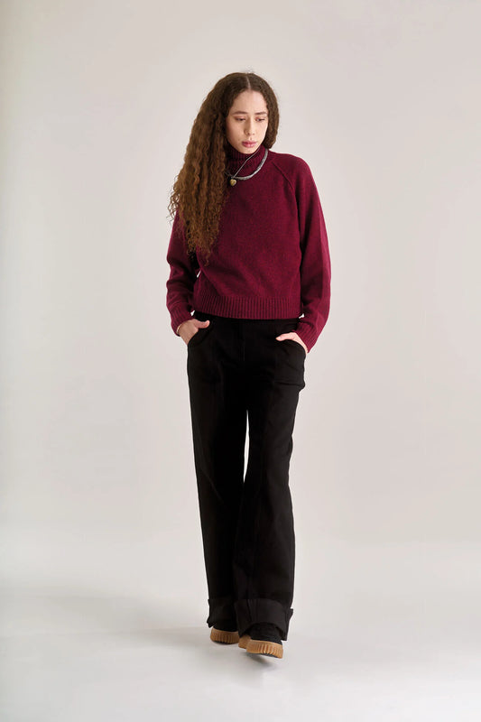 Millie Jumper Wine Red