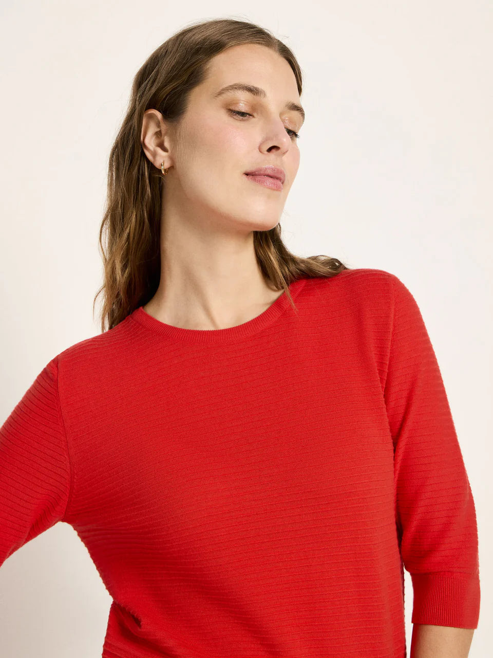 Red Short Sleeve Jumper