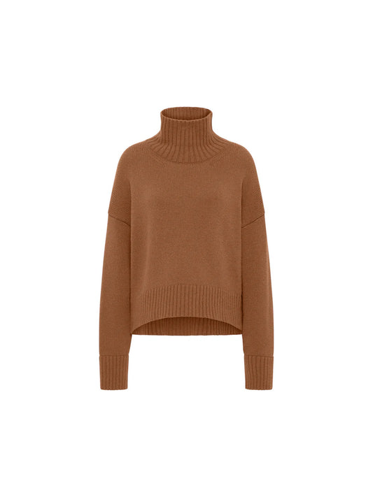 Oversized Pullover Brown