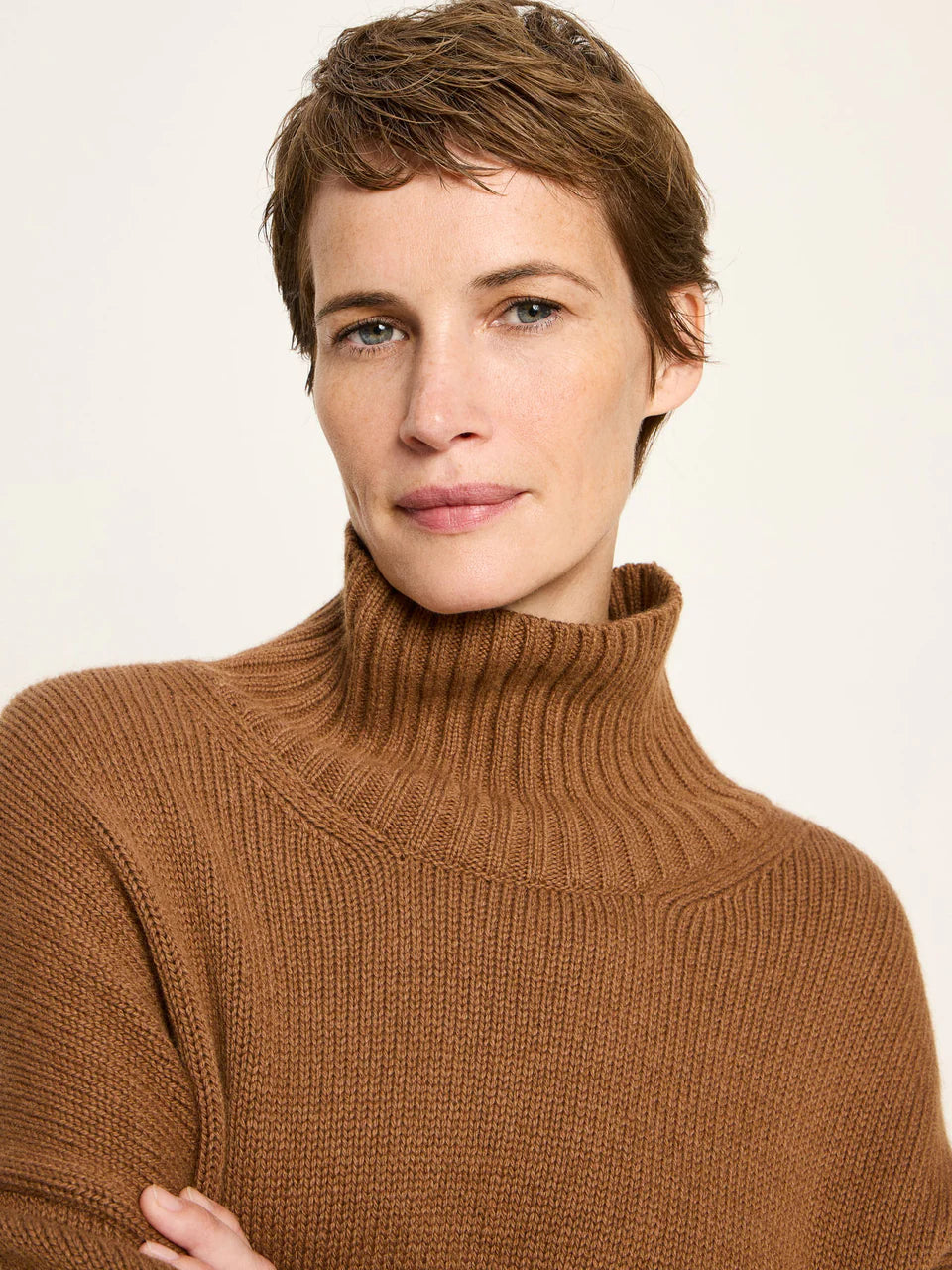 Oversized Pullover Brown