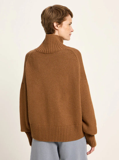 Oversized Pullover Brown