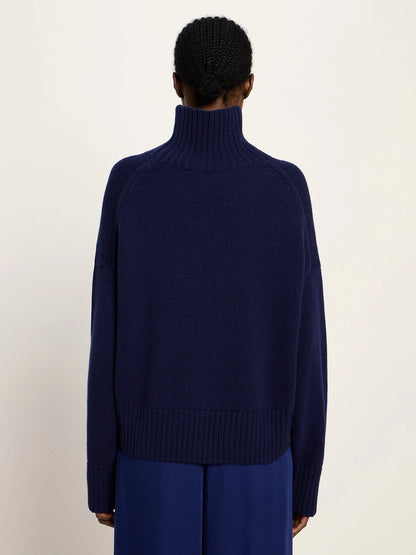 Navy Oversized Jumper