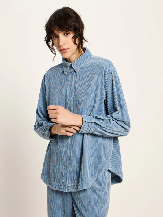 Corduroy Shirt Light Vintage Blue