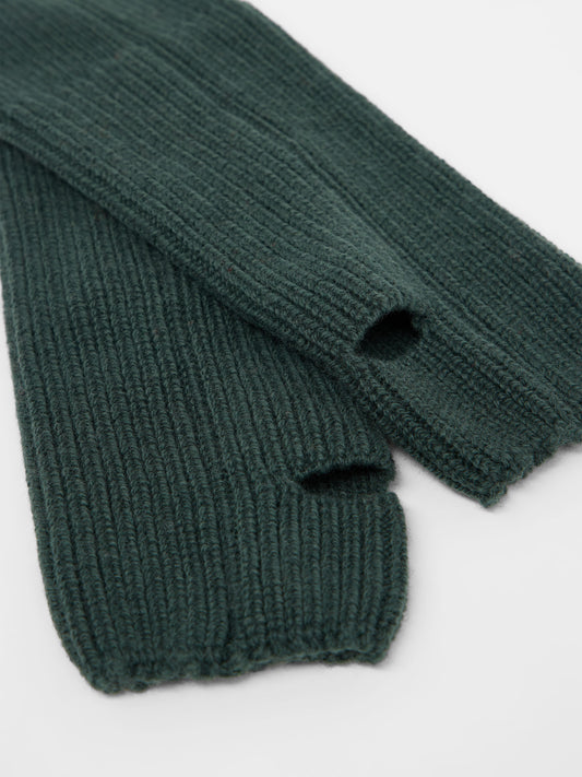 Fingerless Gloves Forest Melange