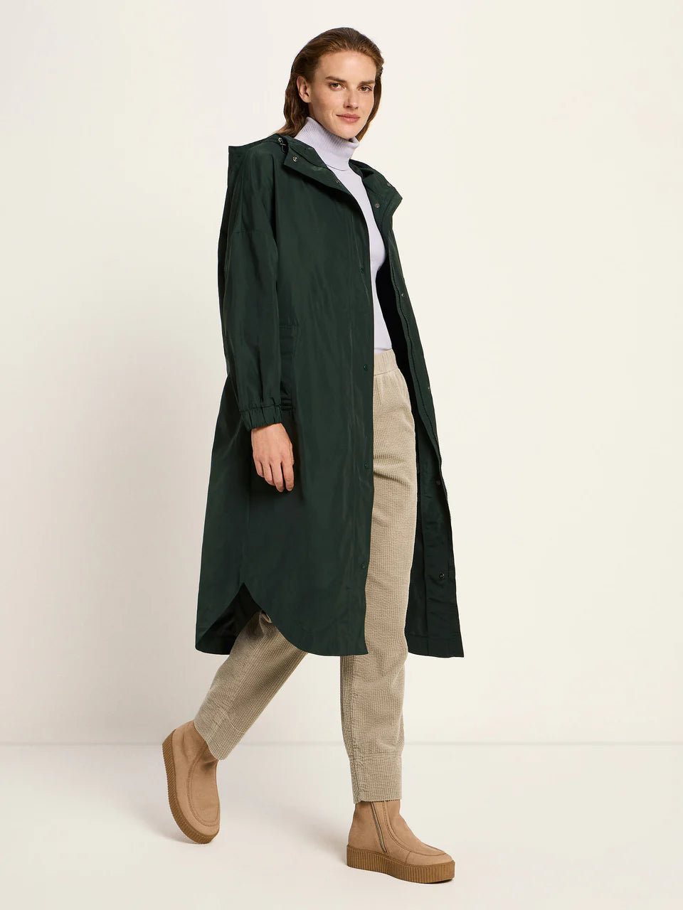 Oversized Raincoat Forest