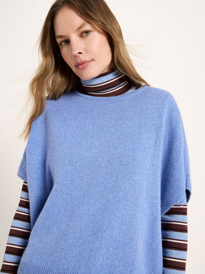 Short Sleeve Pullover Light Blue