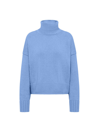 Oversized pullover Light Blue Melange